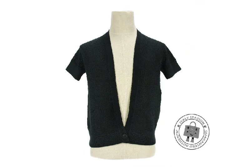 Hermes 422712D4 Maille Cotton Silk Cardigan Manches Courtes Bleu Nuit / I3 Cotton 36 Sweaters Modern Contemporary chic Hermes 422712D4 Maille Cotton Silk Cardigan Manches Courtes Bleu Nuit / I3 Cotton 36 Sweaters Modern Contemporary chic