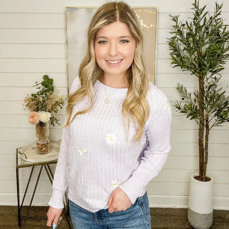 Hem & Thread Spring Shows Knit Long Sleeve Lavender Sweater Top Boat Neck Shawl Collar Notched Collar Hem & Thread Spring Shows Knit Long Sleeve Lavender Sweater Top Boat Neck Shawl Collar Notched Collar