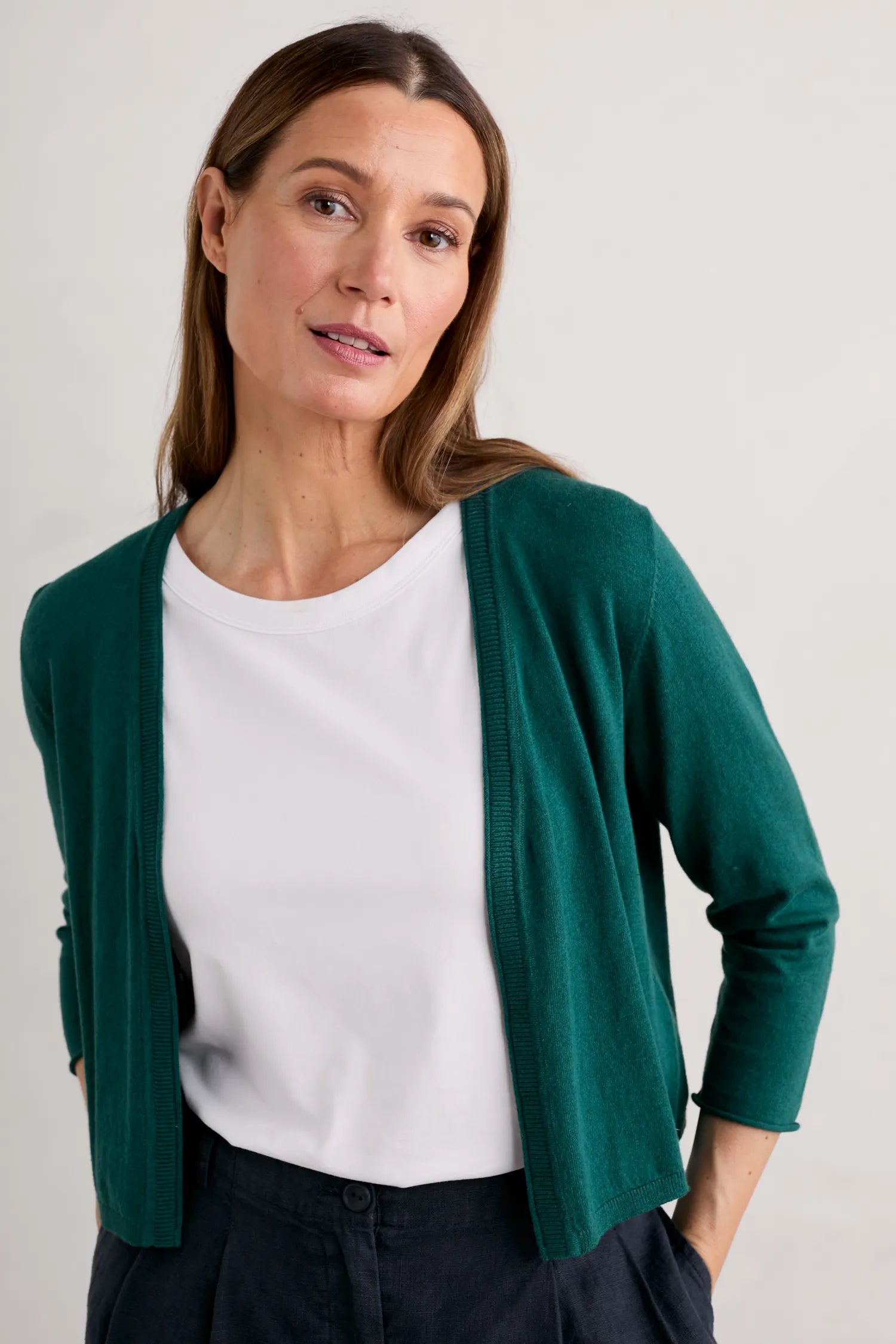 Seasalt Vanessa Cardigan - Dark Wreckage Stylish Fashionable Trendy