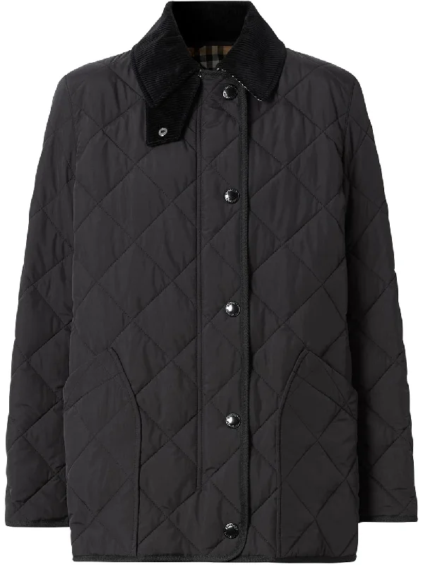 diamond quilted thermoregulated barn jacket One-Shoulder Jacket Off-the-Shoulder Jacket Asymmetrical Jacket