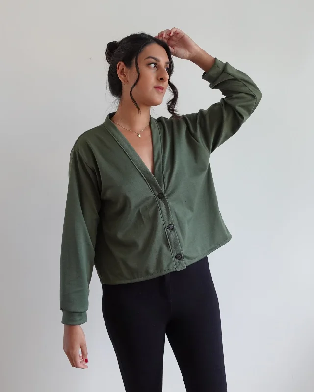 Tammy Handmade Cara Cardigan Hooded Cardigan Collared Cardigan Shawl Collar