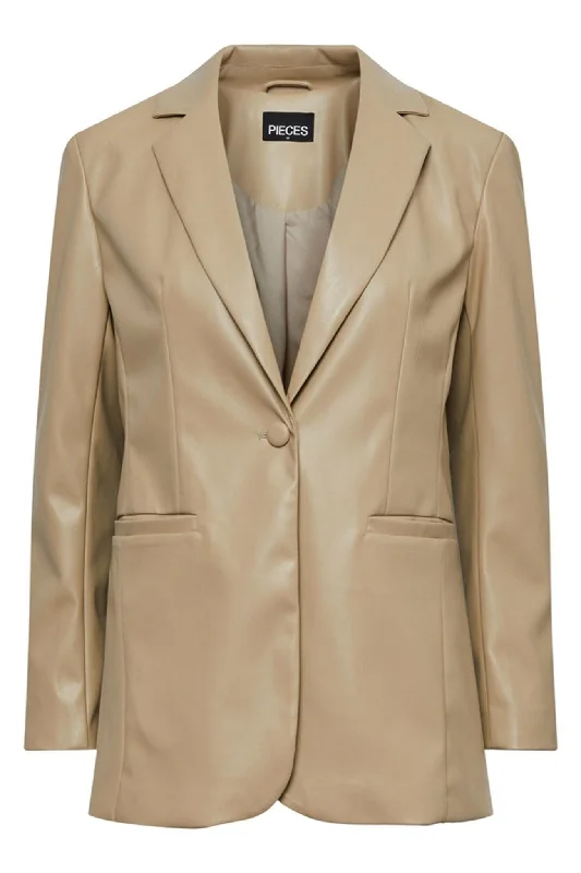 Nicole Blazer - White Pepper Women's Luxurious Jacket