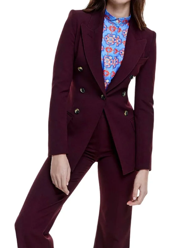 Not A Db Blazer In Plum Women's Advanced Suit