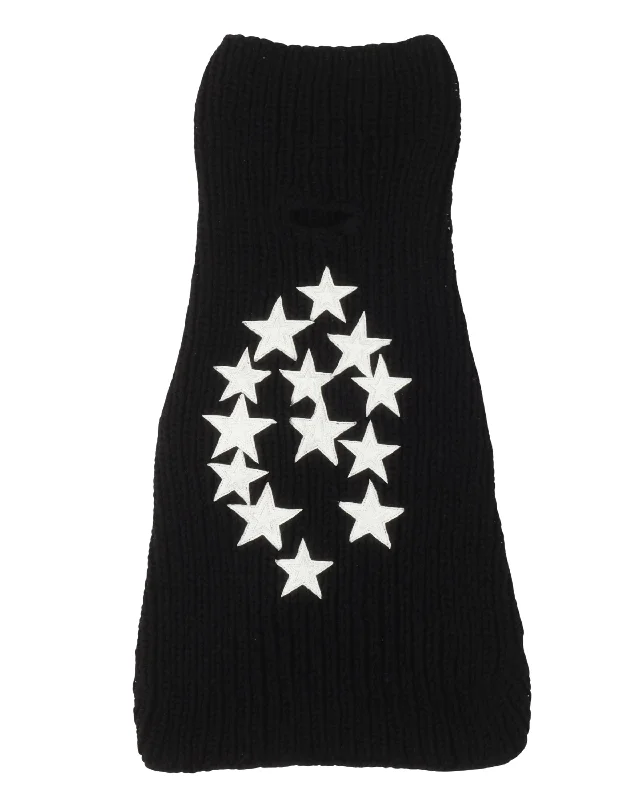 Cashmere Star Patch Dog Sweater Terry Terry Cloth Terry Knit