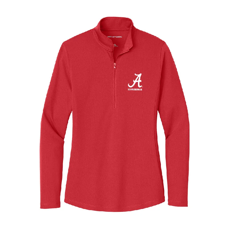 Alabama - NCAA Women's Rowing : Lauren Schneiderman - Women's Lightweight Quarter Zip Jacket Anorak Shell Jacket Lightweight Jacket