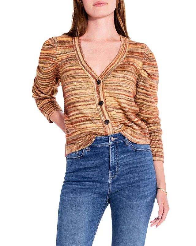 Nic+Zoe Harvest Cardigan Rayon Fabric Velvet Fabric Corduroy Fabric