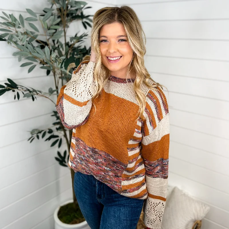 Take a Stand Knit Long Sleeve Orange Avery Mae Sweater Top Beaded Sweater Sequined Faux Fur Take a Stand Knit Long Sleeve Orange Avery Mae Sweater Top Beaded Sweater Sequined Faux Fur