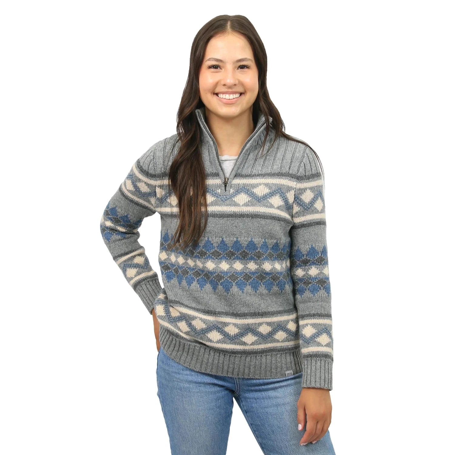 Unisex Chalet Sweater Seamless Knitted Crochet