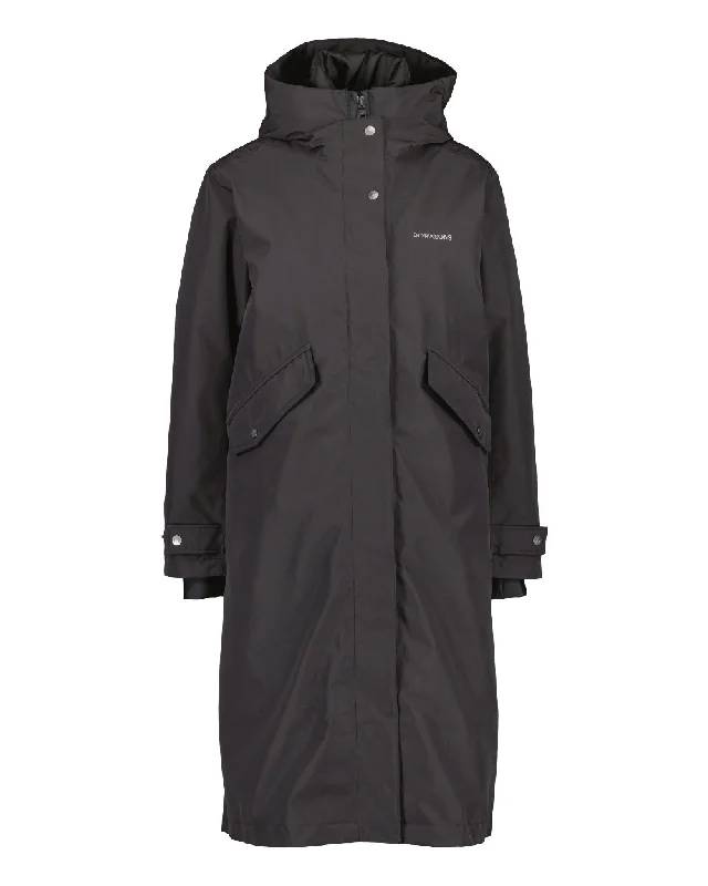 Didriksons Mia Womens Parka Long Soft Fur-Lined Parka Jacket