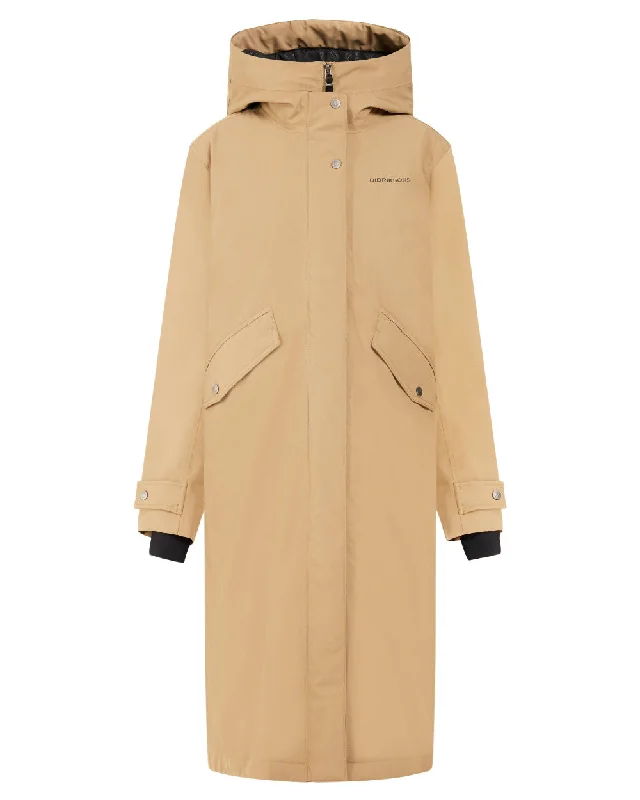 Didriksons Womens Mia Long Parka 2 Fashionable Fitted Parka Jacket