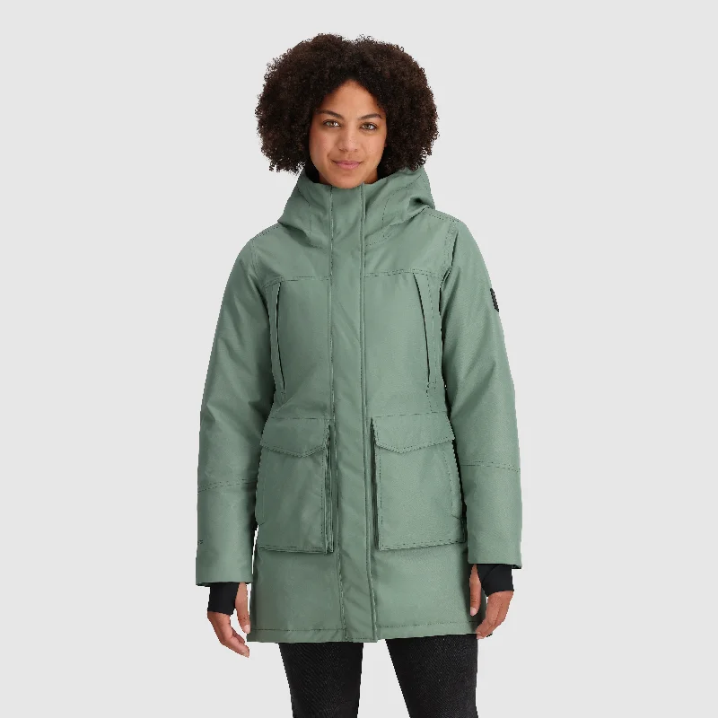 Women's Stormcraft Down Parka Quilted Insulated Parka Coat