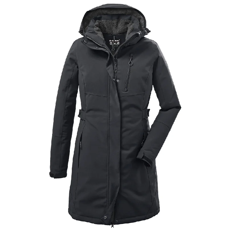 Women's Killtec Functional Parka Adjustable Waist Puffer Parka