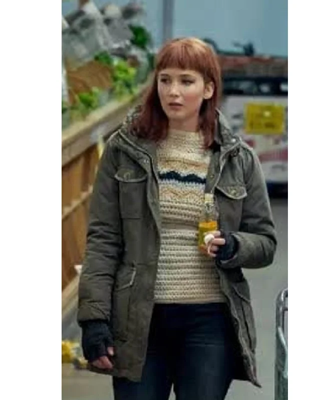 Don’t Look Up Kate Dibiasky Parka Quilted Insulated Parka Coat
