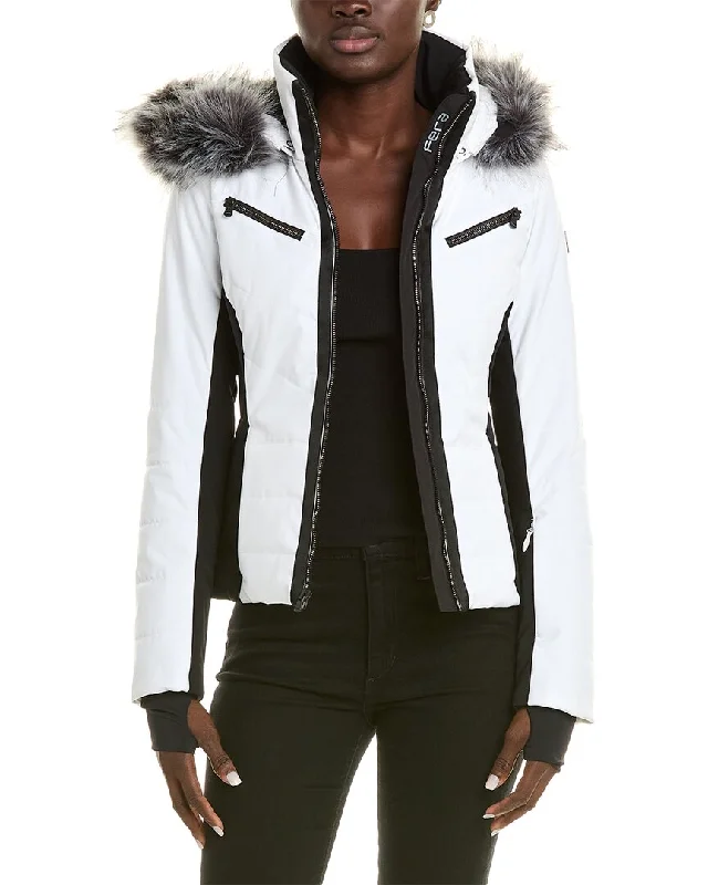 FERA Lily Parka Stylish Buttoned Parka Coat