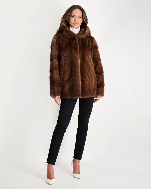 Mink Parka Cozy Down-Filled Parka