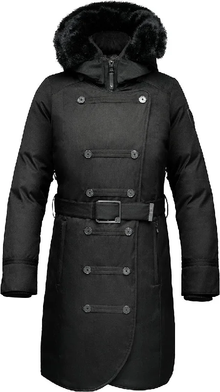 Ursula Double Breasted Down Parka - Women's|-|Parka en duvet à double boutonnage Ursula - Femme Quilted Fitted Parka Coat Ursula Double Breasted Down Parka - Women's|-|Parka en duvet à double boutonnage Ursula - Femme Quilted Fitted Parka Coat