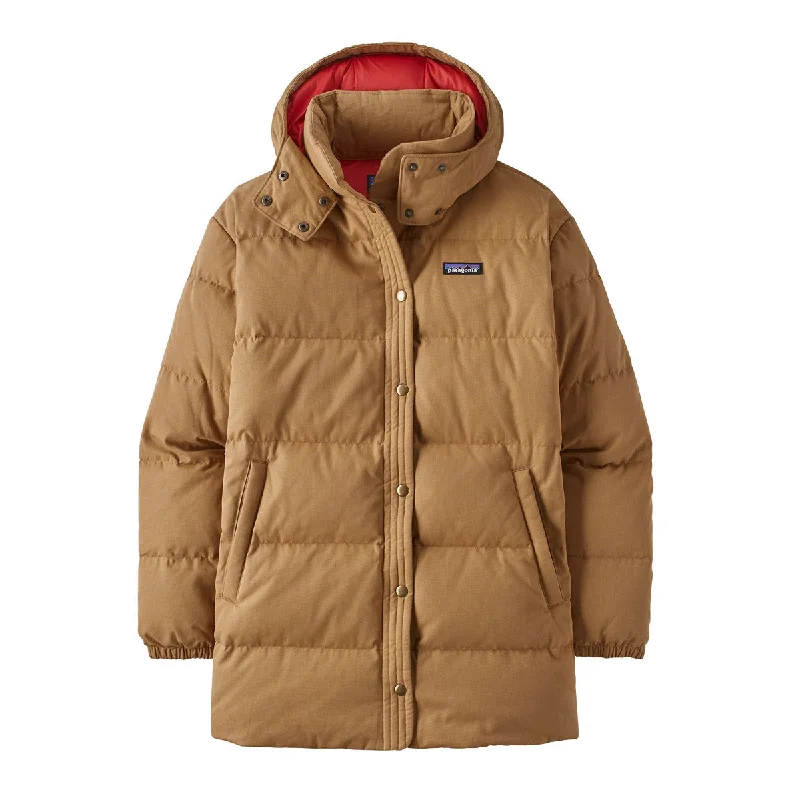 Women's Cotton Down Parka Stylish Hooded Parka Jacket