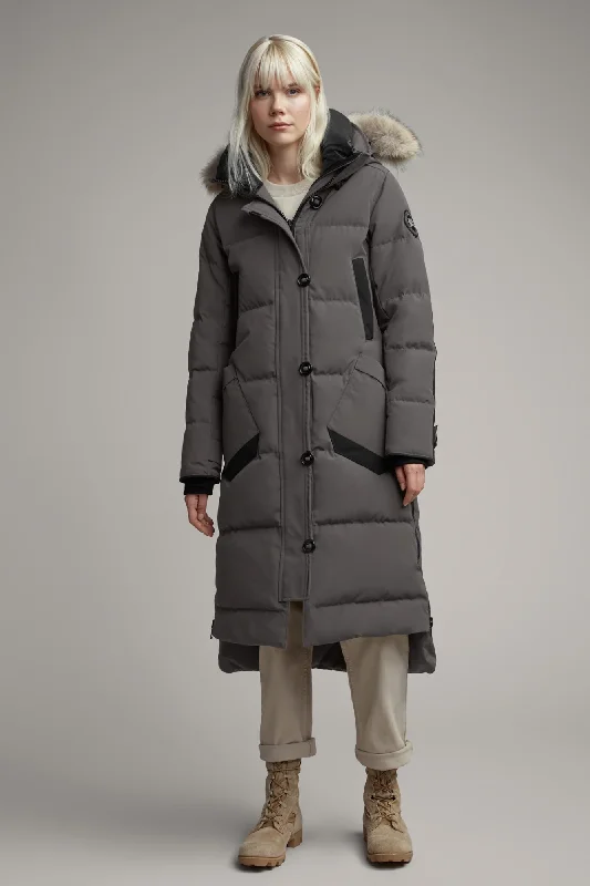 Womens Aldridge Parka Black Label Classic Quilted Parka Coat