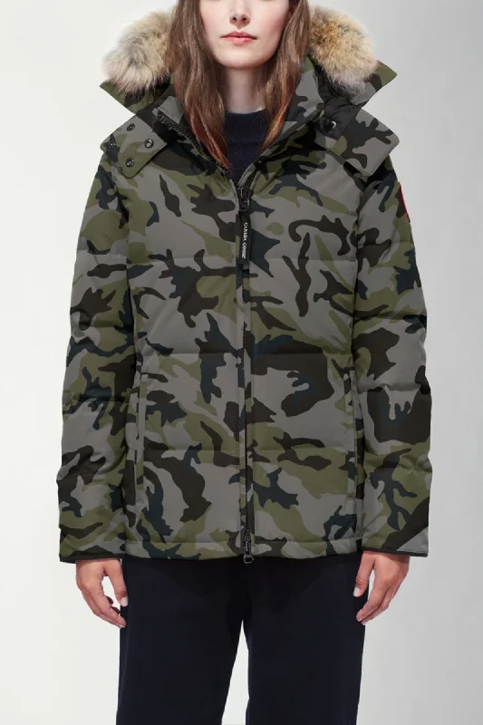 Womens Heritage Chelsea Parka Print Trendy Oversized Parka Jacket
