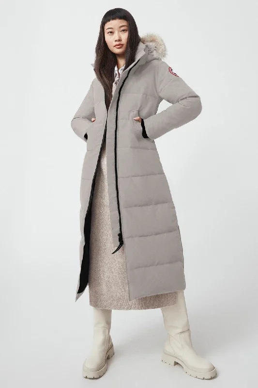 Womens Mystique Parka Fusion Fit Heritage Belted Stylish Parka Jacket