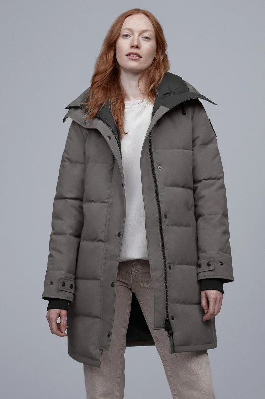 Womens Heritage Shelburne Parka Black Label Adjustable Waist Parka Coat