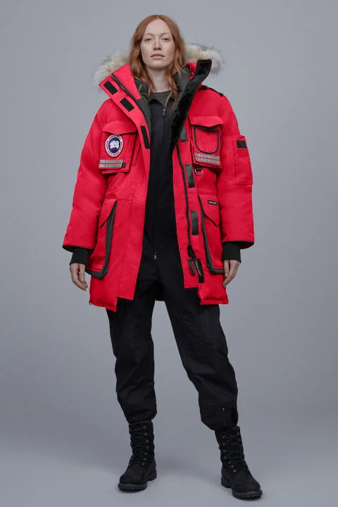 Womens Snow Mantra Parka Cozy Faux Fur Parka