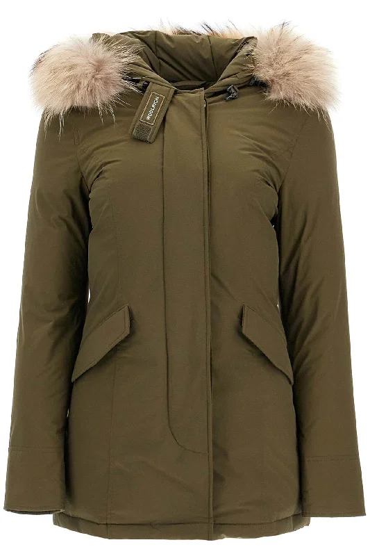 WOOLRICH luxury arctic parka with fur Thermal Winterproof Parka Coat