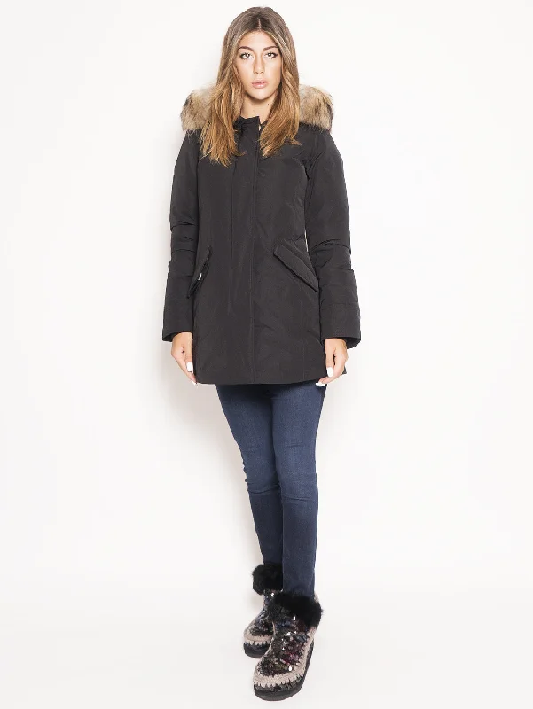 Arctic Parka in Shape Memory  Nero Classic Thick Winter Parka