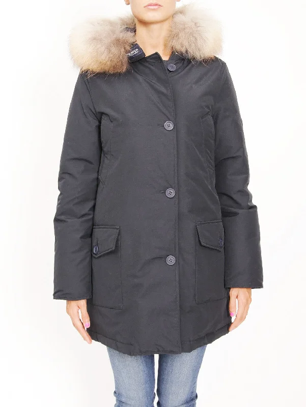 Parka Arctic Regular Blu Thermal Fleece Parka Jacket