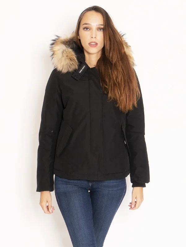 Parka Corto in Ramar - Nero Cozy Down-Filled Parka