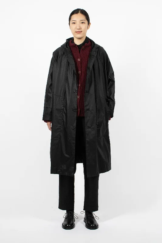 Anvers Parka Black Trendy Oversized Parka Jacket