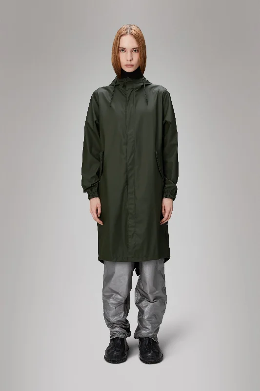 Fishtail Parka - Green Mid-Length Waterproof Parka