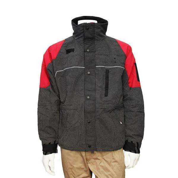 Men's Reflective Ascent Parka in Red/Black. Zip out liner! Trendy Fur-Lined Parka