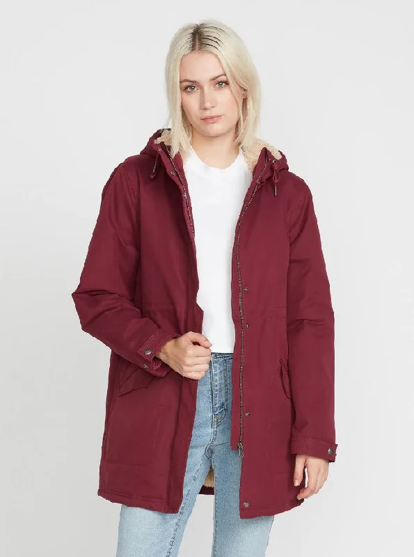 Volcom W Less Is More 5K Parka Long Puffer Parka Coat