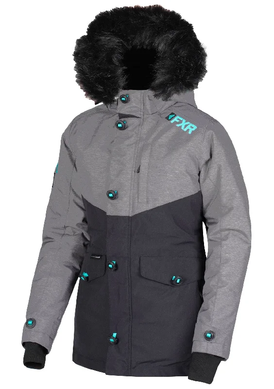 Women's Svalbard Parka Hooded Puffer Parka Jacket