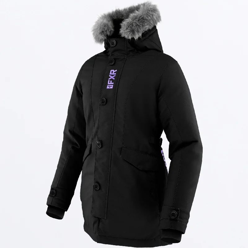 Women's Svalbard Parka Waterproof Windproof Parka Coat