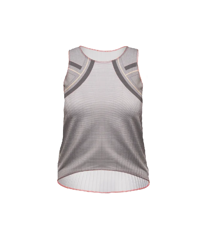 196048-025 | SCULPT PLEATED TANK | ASPHALT flowy tank top