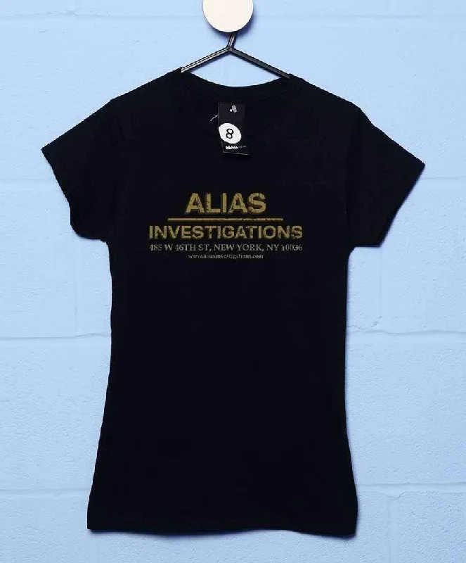 Alias Investigations Fitted Womens T-Shirt Seamless Knitted Crochet