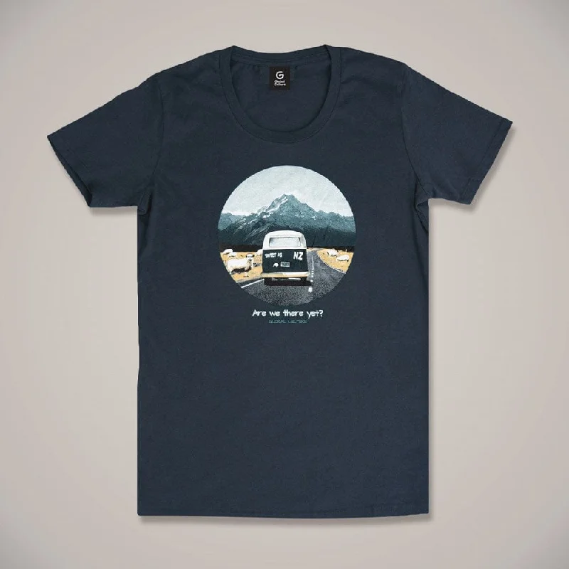 Are We There Yet IV Womens T-Shirt Striped Floral Plaid