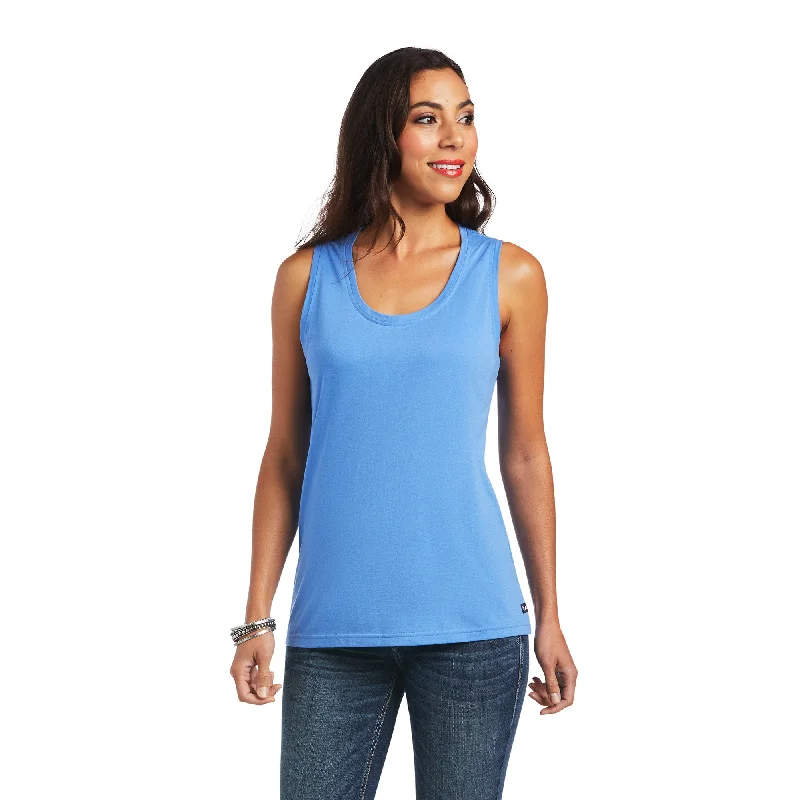 Ariat Ladies Element Sleeveless Reykjavik Blue Tank 10040588 mint tank top