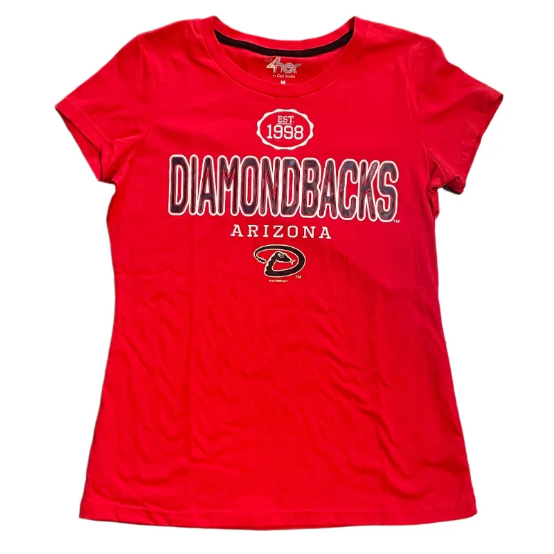 Arizona Diamondbacks Women's Established T-Shirt Lace Blend Ribbed Blend Corduroy Blend