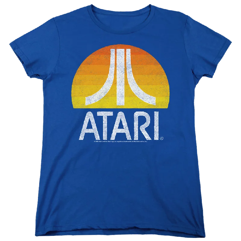 Atari Sunrise Eroded - Women's T-Shirt Houndstooth Herringbone Solid