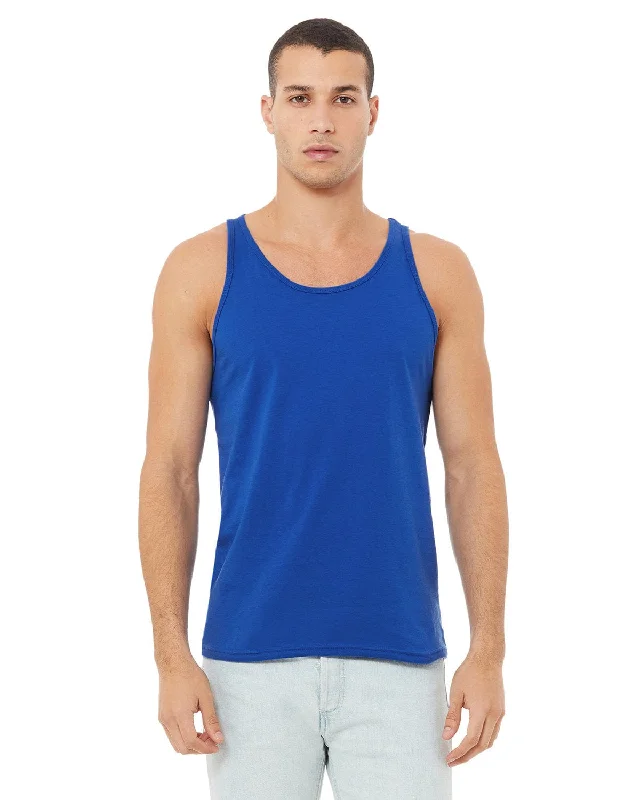 Bella+Canvas Unisex Jersey Tank | True Royal sequin tank top