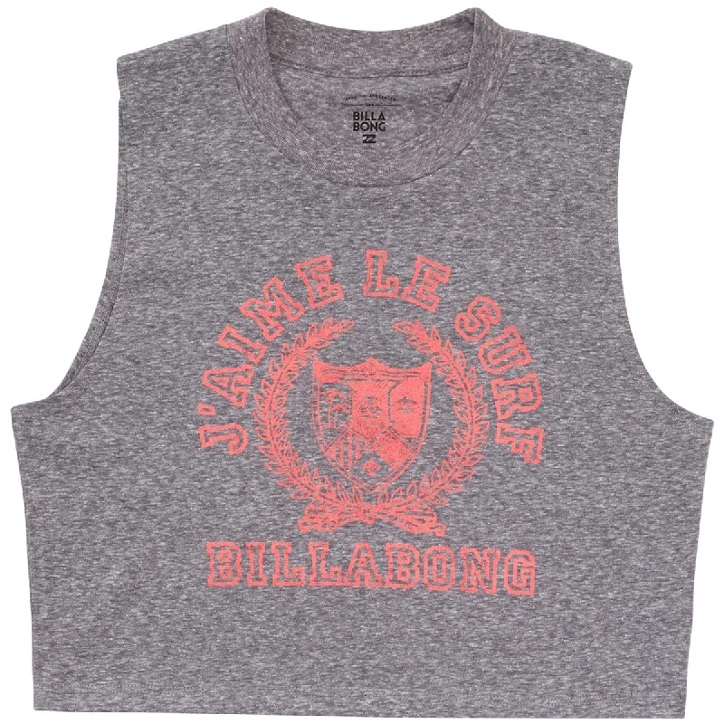 Billabong Jaime Le Surf Women's Tank Shirts (Brand New) solid color tank