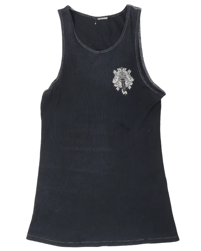 Vintage Dagger Logo Tank Top layering tank top
