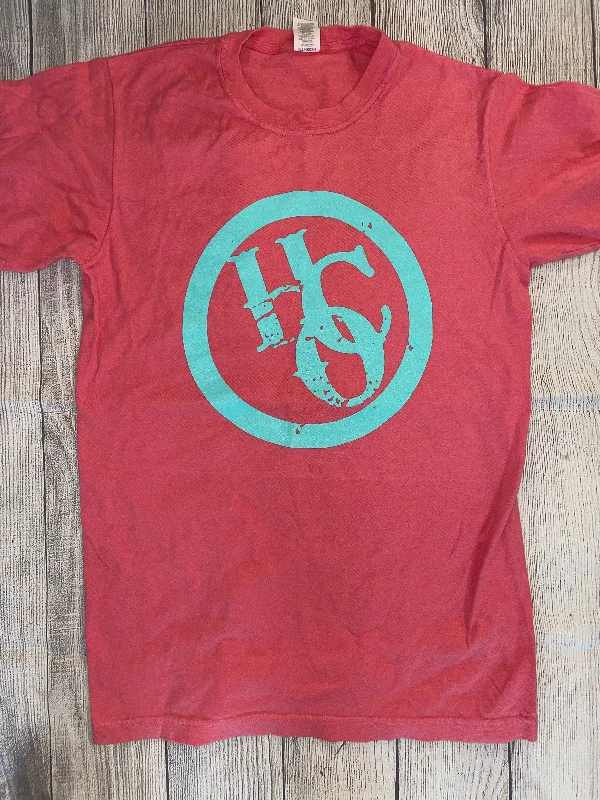 Coral & Turquoise Horse Creek Outfitter’s Tee Elegant Classic Vintage