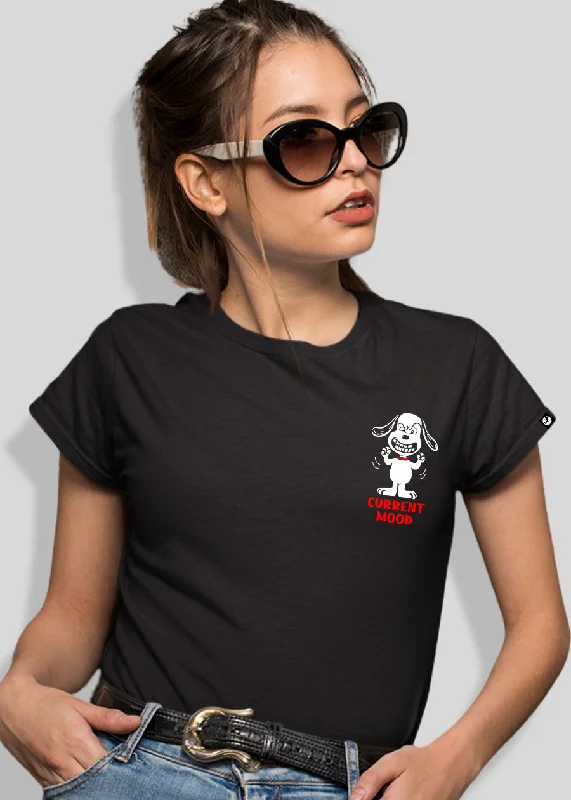 Current Mood Women half sleeve T-shirt Elegant Classic Vintage