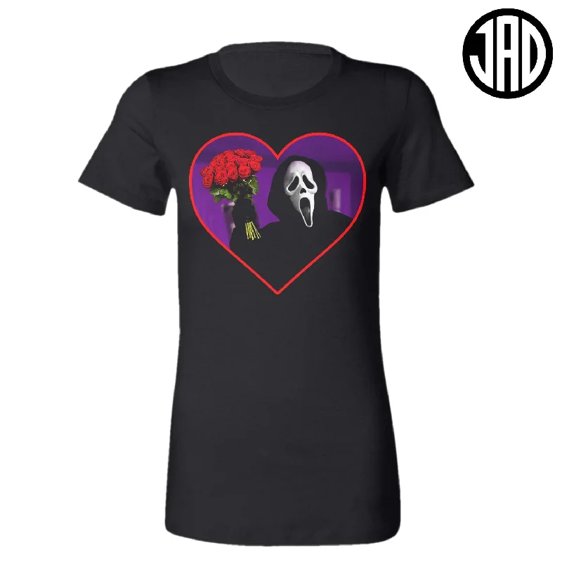 Don't Hang Up On Me - Women's Tee Mesh Blend Leather Blend Suede Blend