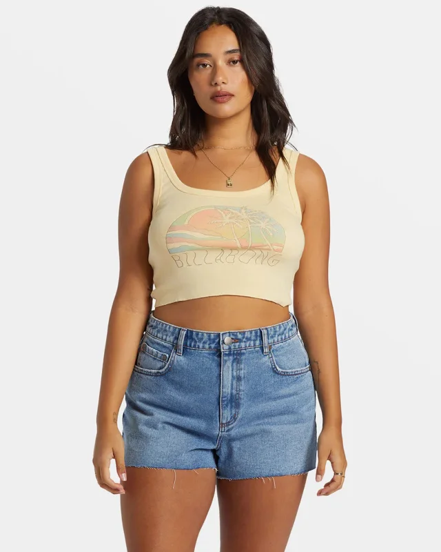 Escape To Nature Cropped Tank Top soft tank top