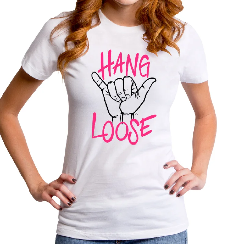 Hang Loose Women's T-Shirt Boxy Fit Fitted Loose